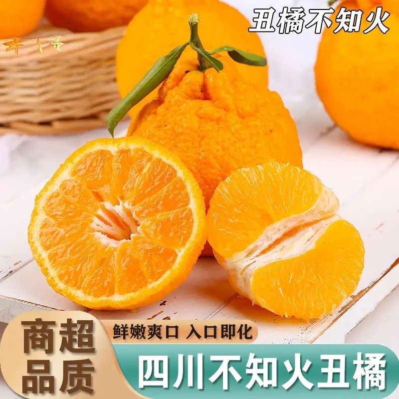 不知火丑橘新鲜水果四川柑橘子2026年整箱包邮,水产肉类/新鲜蔬果/熟食,桔子,淘宝优惠券,粉丝福利购,淘宝优惠卷