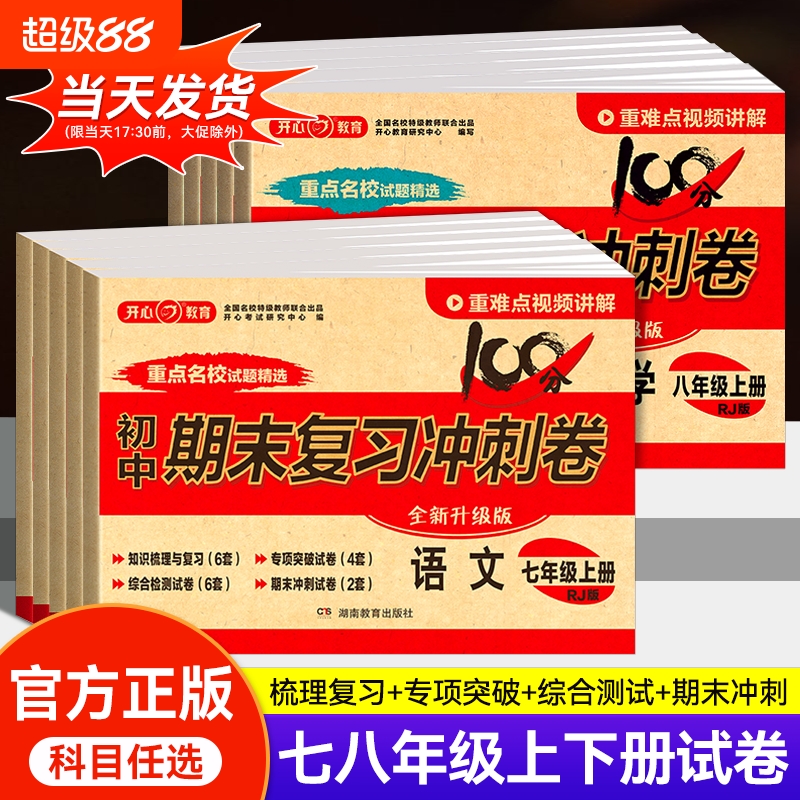 初中期末复习冲刺卷100分