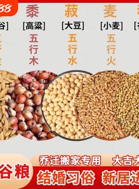 五谷杂粮净宅搬家用 搬家仪式用品带壳带皮 新房新居乔迁五谷丰登