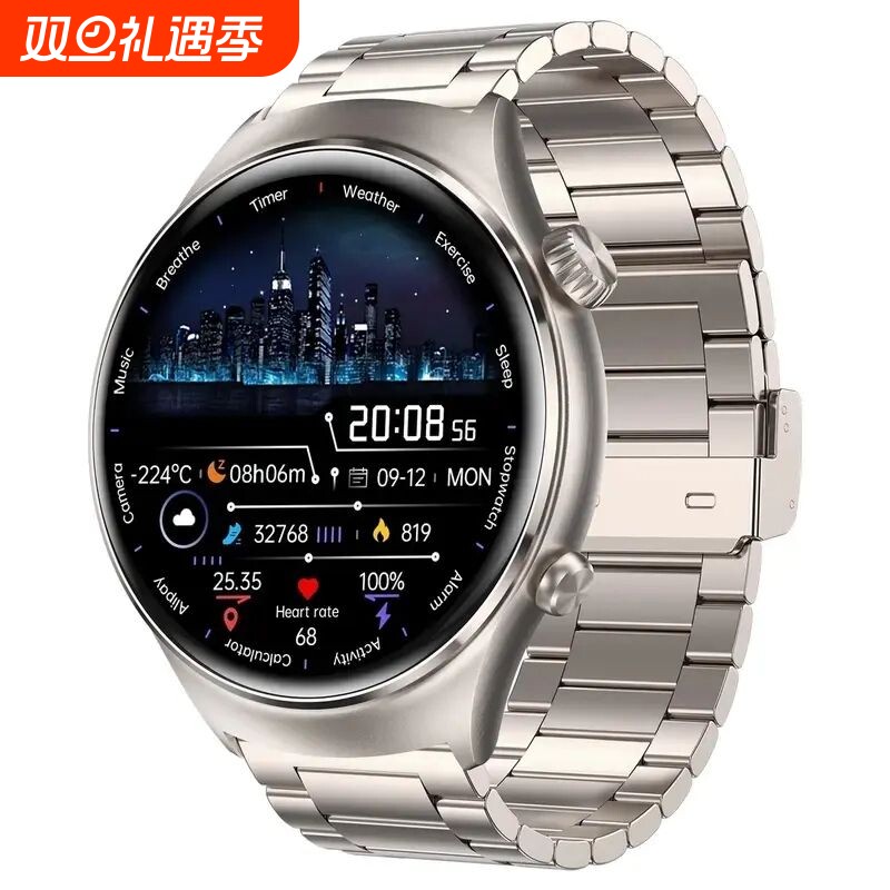 2025华强北顶配GT5pro运动打电话超清大屏计步健康监测智能