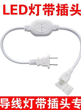 鼎雁led灯带无导线专用插头驱动220V15A2835灯带电源控制器卡扣