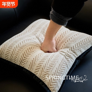 中古风抱枕套法式轻奢沙发客厅北欧靠枕床头靠垫雪尼尔复古靠背