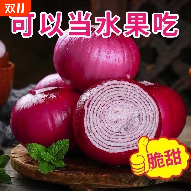 新鲜现挖当季紫皮红洋葱新鲜直发吃水果洋葱圆葱蔬菜