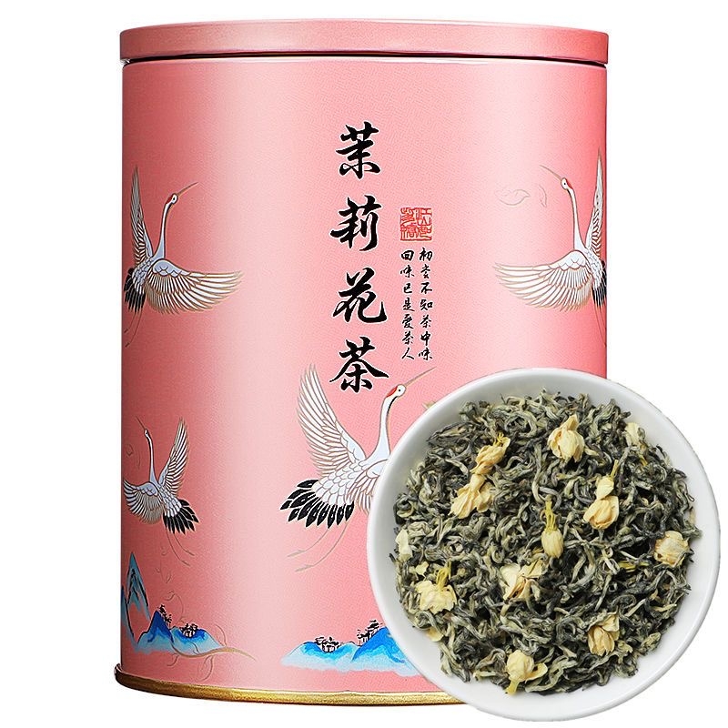 茉莉花茶浓香型新茶金骏眉小种红茶铁观音大红袍组合罐装口粮茶叶