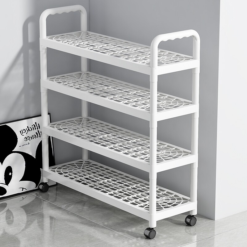 防水鞋架子家用多层室内宿舍可移动楼道简易小窄鞋柜鞋子不占地