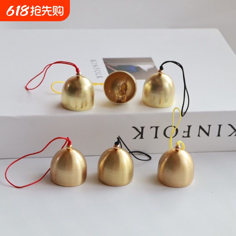 中式国风庭院花园纯铜车挂件饰铃铛配件diy圣诞装饰风铃挂件