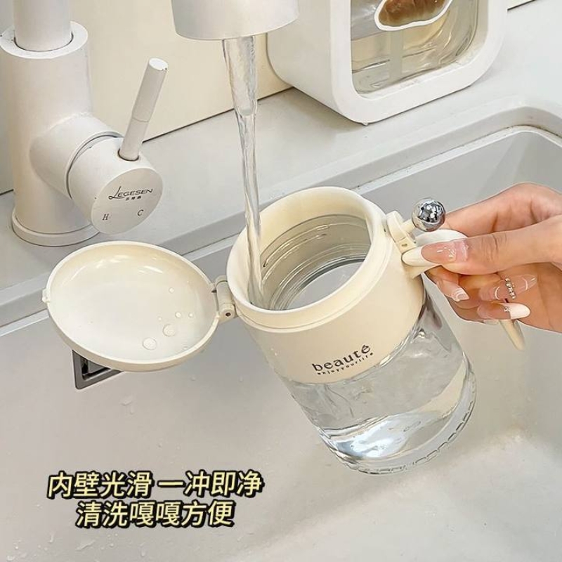 调料罐家用厨房盐糖罐密封防潮定量调料收纳盒分装玻璃多规格起