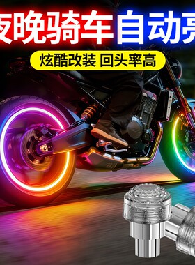 专用摩托车电动车轮毂灯通用