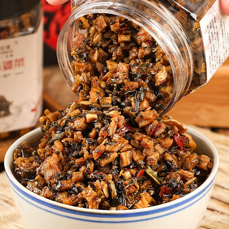 三知情农家外婆菜开味下饭菜湖南特产梅干菜咸菜小萝卜酱菜即食