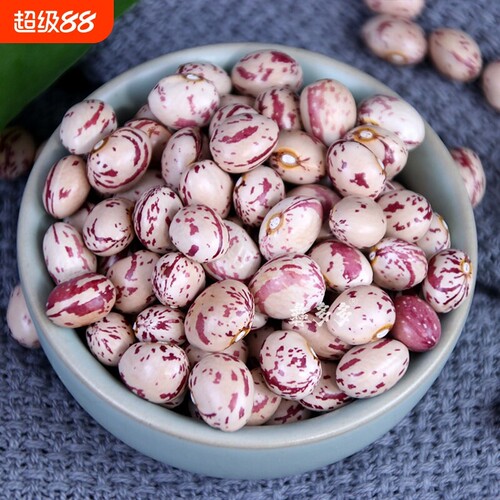 新货云南雀蛋豆子奶花芸豆熊猫豆圆粒红花豆孔雀豆芙蓉豆农家自产