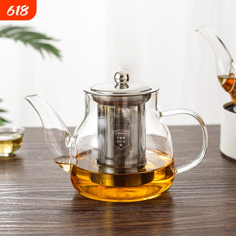 玻璃茶壶套装家用耐高温加厚大容量茶具过滤泡茶水壶冲煮茶器
