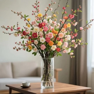 【遇水开花】鲜枝浓香型水培梅花枝带花苞室内耐寒花卉绿植