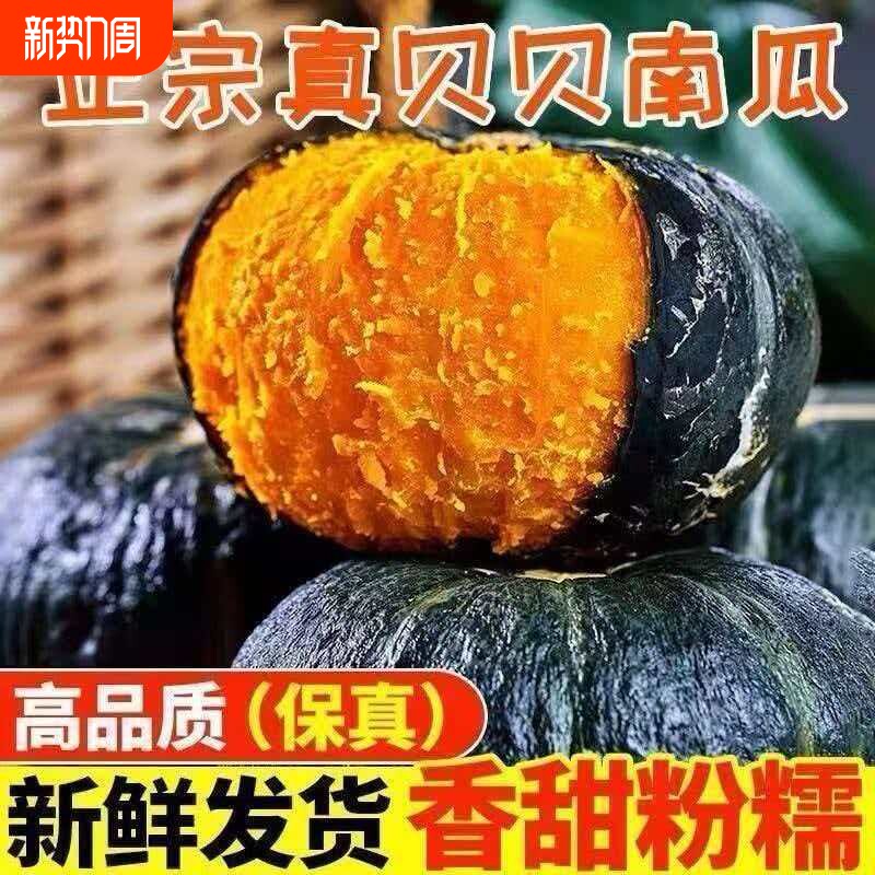 正宗贝贝南瓜板栗味婴儿辅食老南瓜粉糯香甜进口栗子小南瓜板栗味