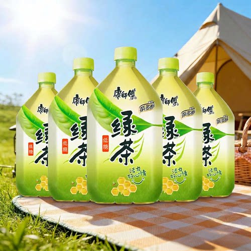 康师傅绿茶大瓶1000ml多口味饮料