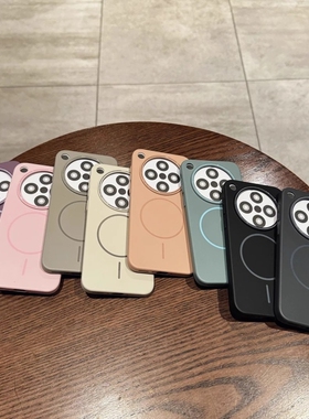 适用OPPOFindx8Pro大孔磁吸柔润PC手机壳超细磁吸圈OPPOFindX8s+磨砂肤感极简时尚FINDx8硬壳款高级感保护套