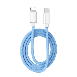 快冲冲适用苹果PD30W快充线1米蓝色单条装