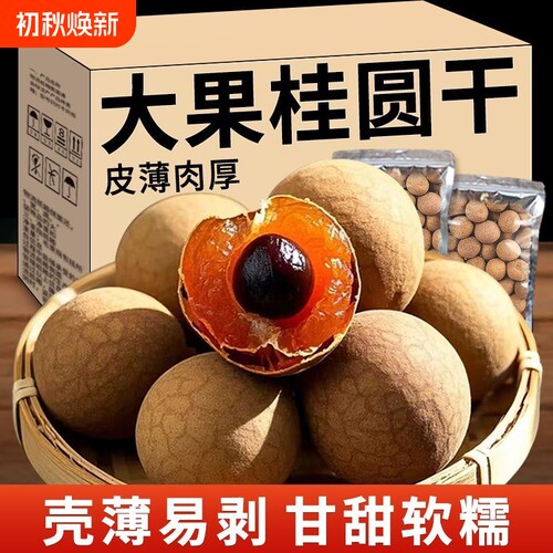 大果桂圆干2026新货龙眼肉干莆田带壳桂圆干货泡水喝非特级无核