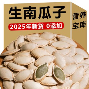 新货生南瓜子原味带壳中片生南瓜子营养薄皮南瓜籽绝无干燥剂坚果