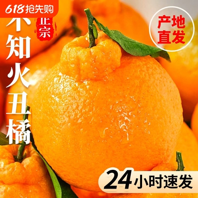 四川不知火丑橘水果新鲜整箱当季时令桔子耙耙粑粑丑柑橘子大果