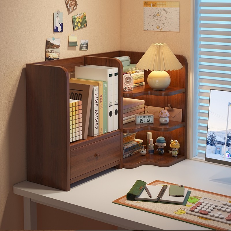 书架落地置物架客厅一体靠墙柜子储物柜家用收纳架办公室书柜多层