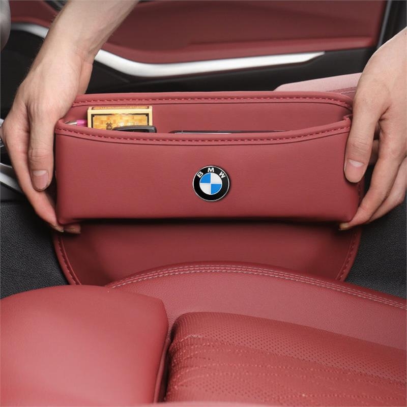 适用宝马座椅缝隙储物盒汽车夹缝收纳盒3系5系7系x1ix3x5车内装饰