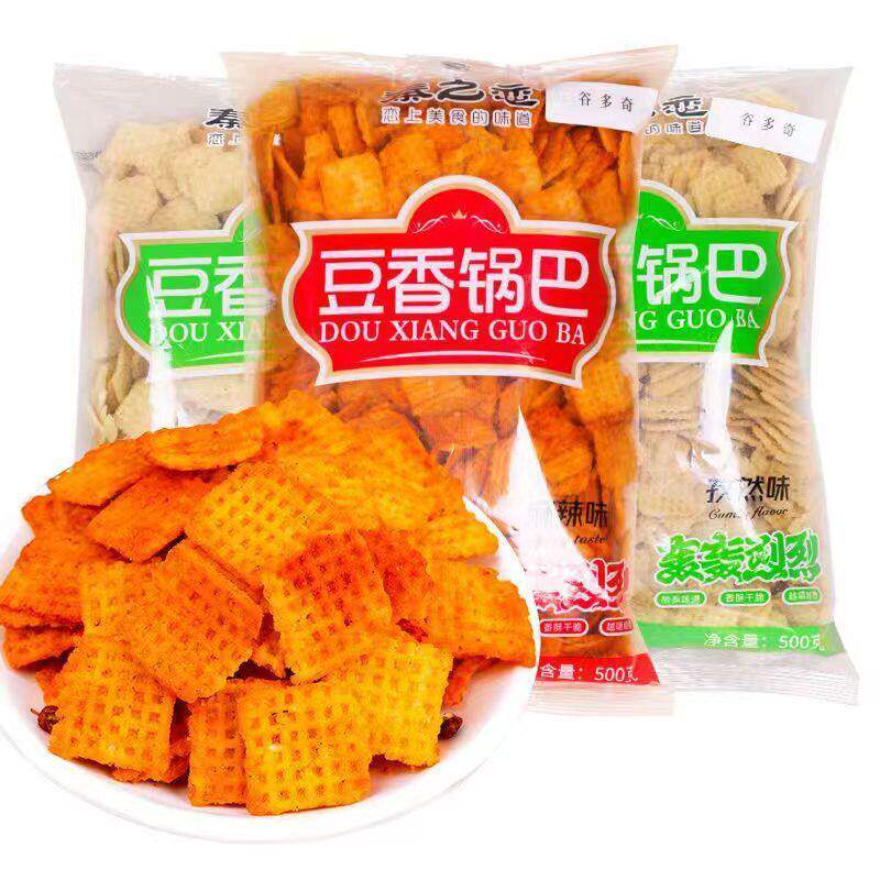 陕西特产豆香锅巴麻辣味袋装老式怀旧休闲零食美味玉米办公室夜宵