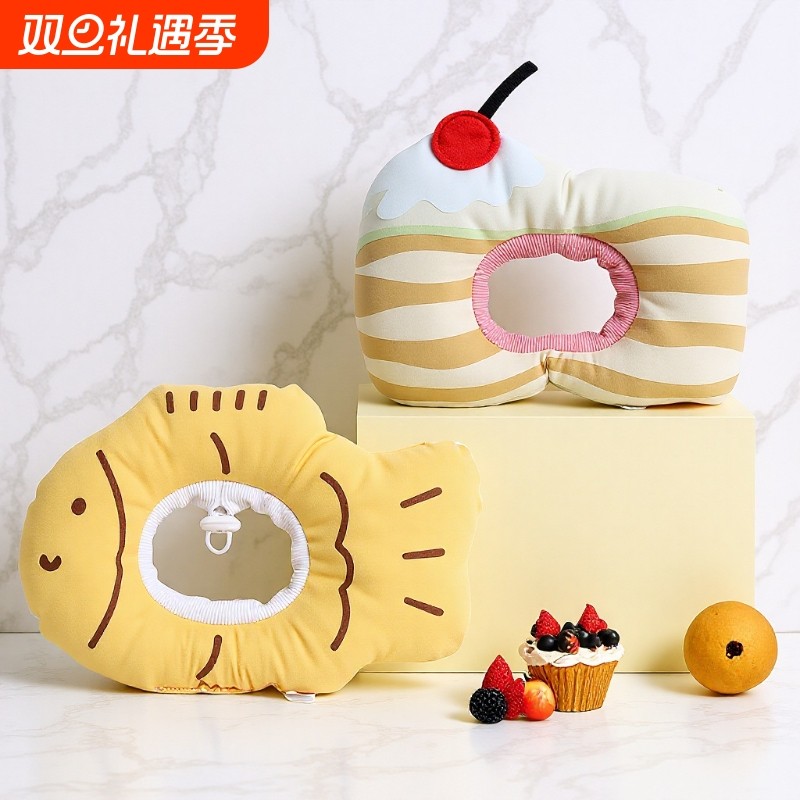 食物伊丽莎白圈猫咪防舔挂脖绝育宠物项脖圈项圈柔软可调节脖套