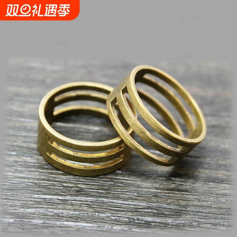 19MM铜制戒指开口闭口圈工具开合器手工diy饰品材料配件葫芦镀金