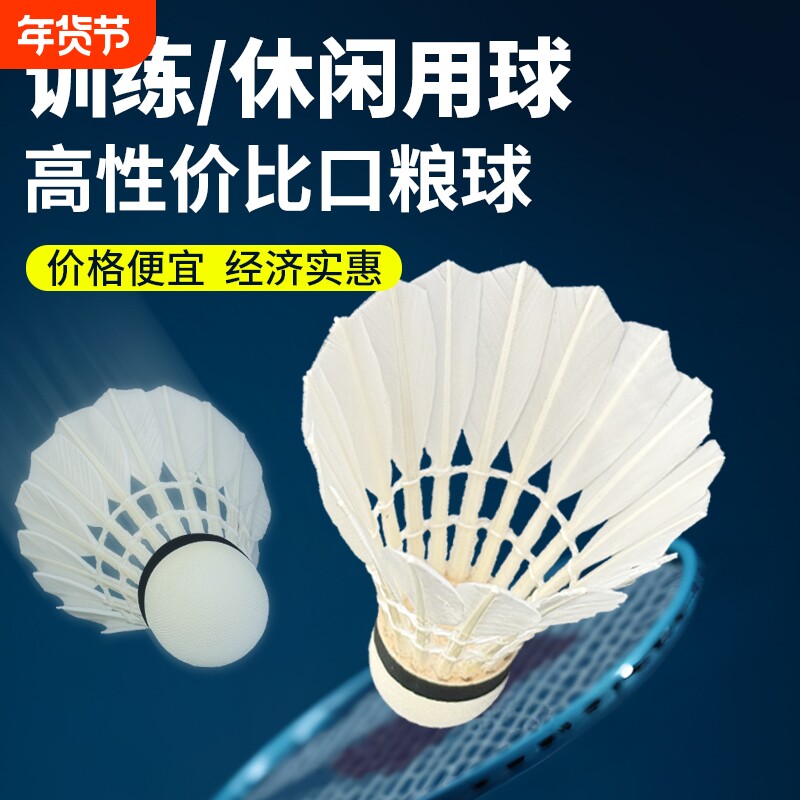 复合羽毛球头耐打羽毛球专业训练居家日用套装正品正品防风耐打王