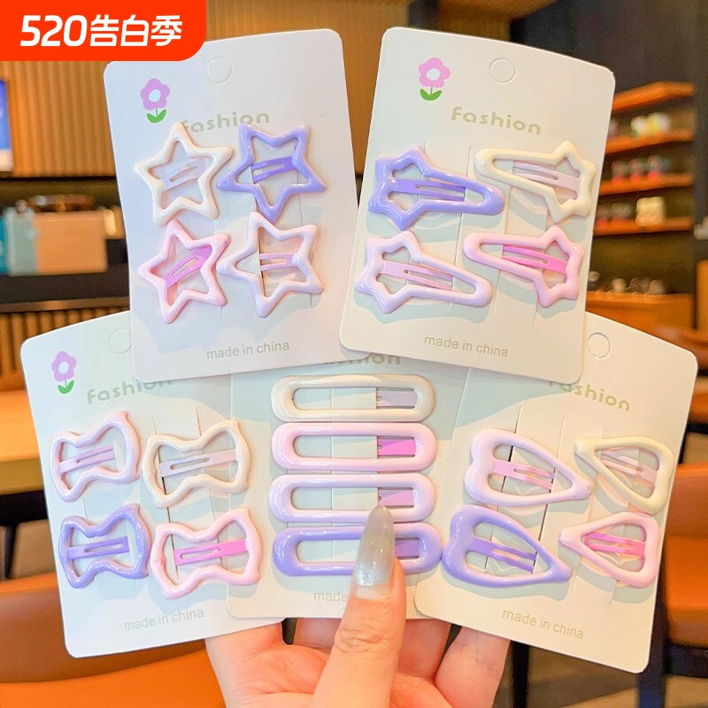 发夹儿童女2025侧边宝宝新款发卡女童刘海前额碎发bb夹不伤发头