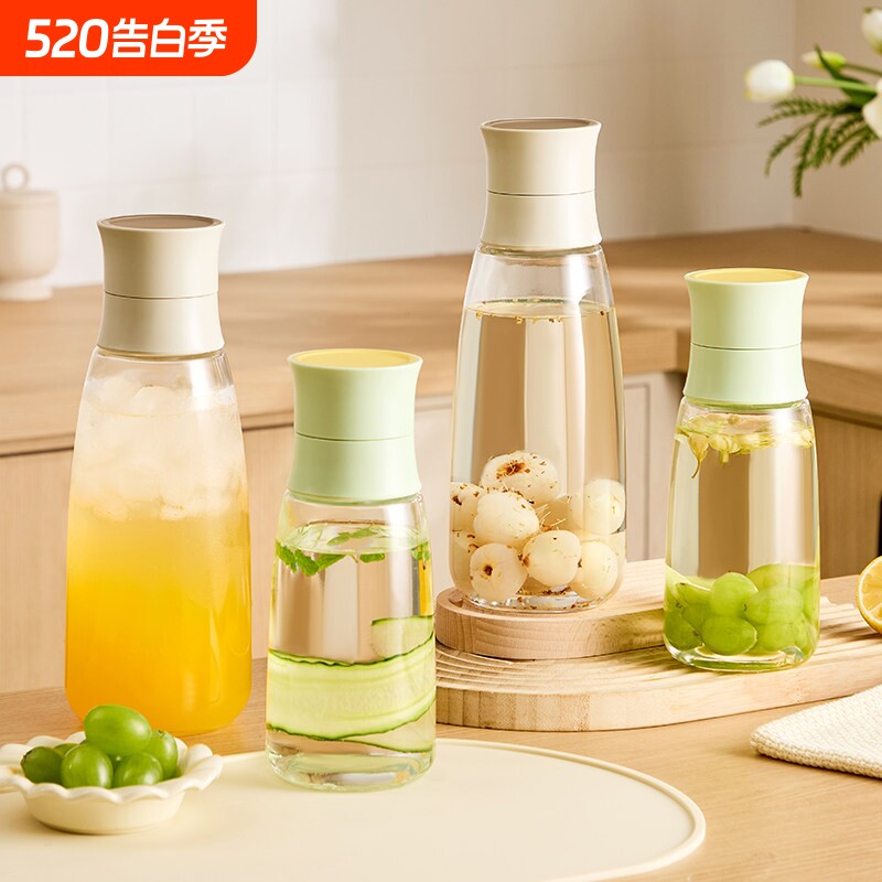 泡酒瓶食品级密封存酒分装容器冷泡壶加厚酿酒空瓶果酒专用玻璃瓶