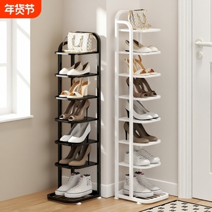 角落鞋架小窄门口多层家用简易鞋柜入户门室内折叠鞋架子收纳阳台