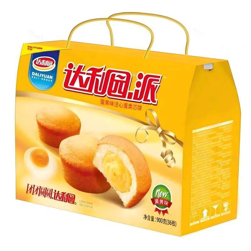 达利园蛋黄派900g礼盒装蛋黄味注心蛋类芯饼日期新鲜年货礼品