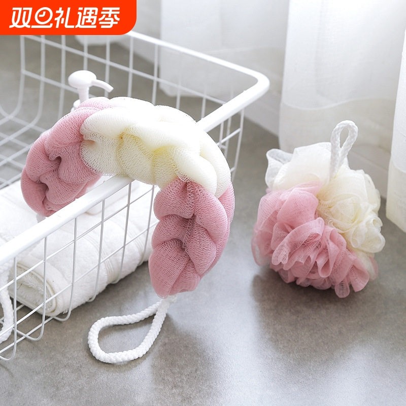 浴花浴球大号成人洗澡沐浴球搓澡巾套装长条搓泥搓澡套装