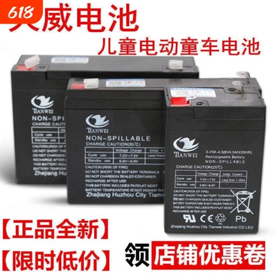 6V4AH4.57ah12V儿童电动