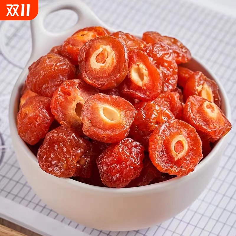 高品质半梅干500g散装话梅半边梅鸳鸯梅情人梅李子果干蜜饯酸甜