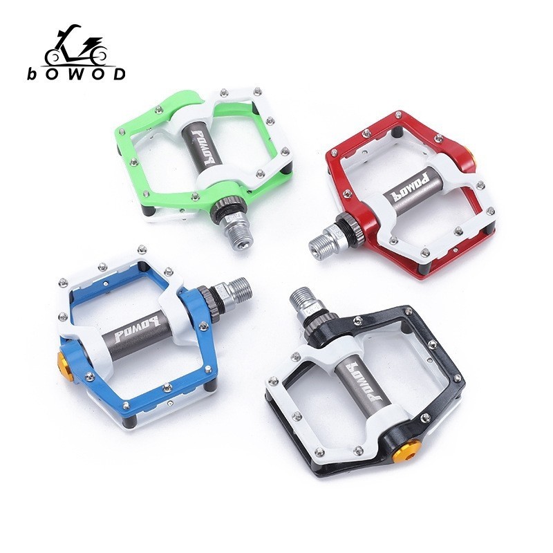 山地车铝合金防滑脚踏公路自行车轴承脚踏板超轻培林脚蹬骑行配件