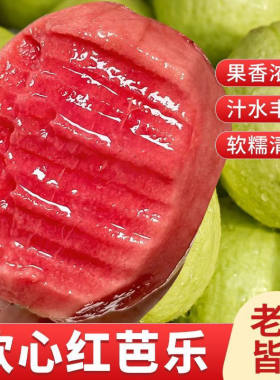 红心芭乐番石榴软糯香甜5斤装
