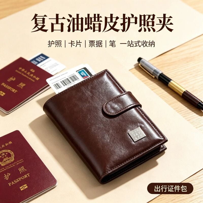 多功能护照夹卡包钱包证件收纳包图片