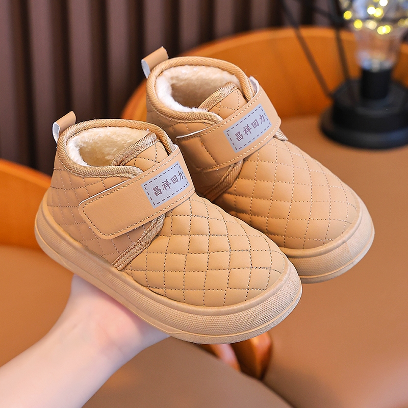 2025新款冬季儿童雪地靴加厚保暖