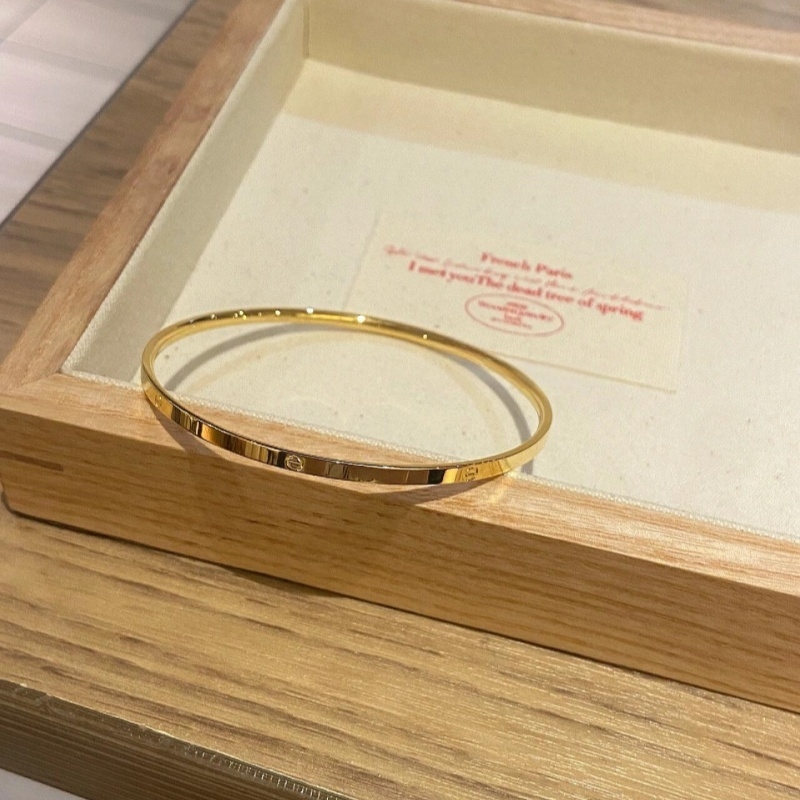 素圈手镯女钛钢手镯高级感叠戴手镯配饰女士手镯不掉色手镯细手镯