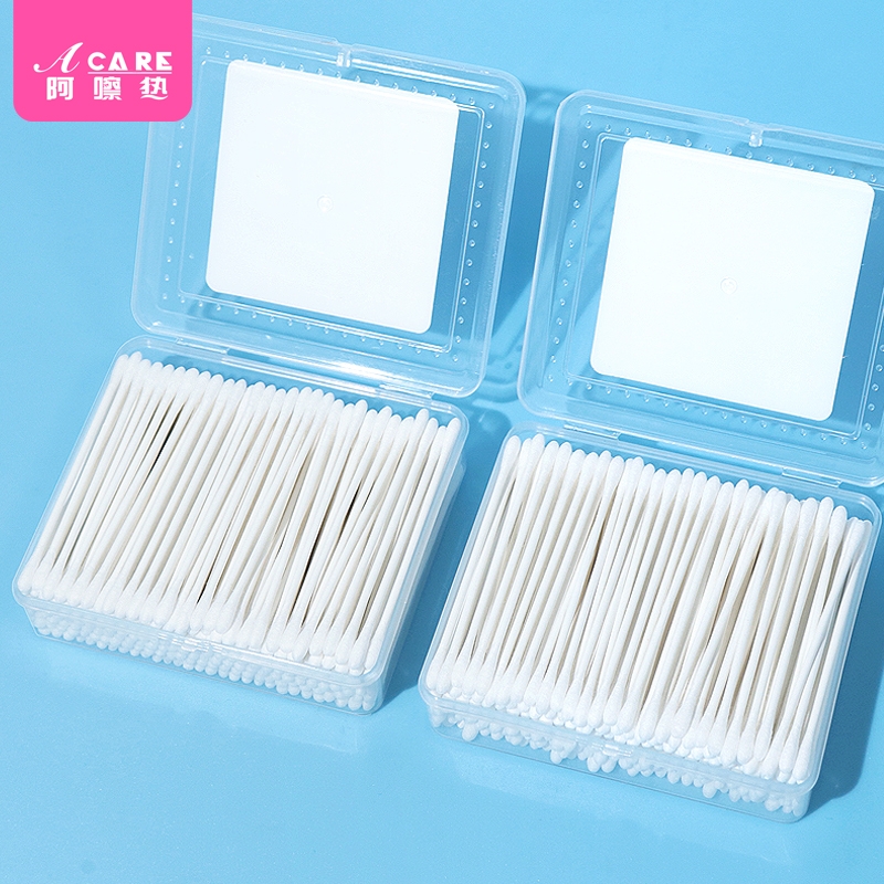 棉签/宝宝AA1SQ0-纸轴儿童棉棒宝宝细轴双头棉花棒掏挖耳朵清