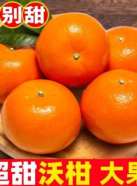 精选！广西纯甜沃柑5斤橘子新鲜水果当季整箱沙糖蜜桔柑橘桔子9斤