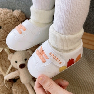 12个月软底步前鞋 9男女宝宝软底鞋 子0 婴儿鞋 1岁不掉鞋 袜秋冬季