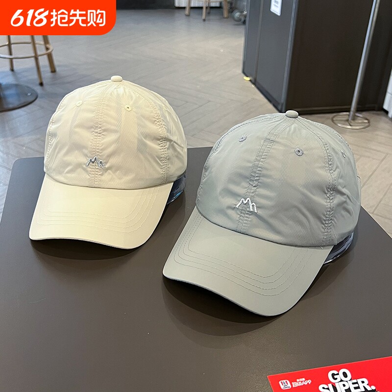 棒球帽新款2025户外运动透气女帽子防晒遮阳夏天鸭舌帽太阳帽速干