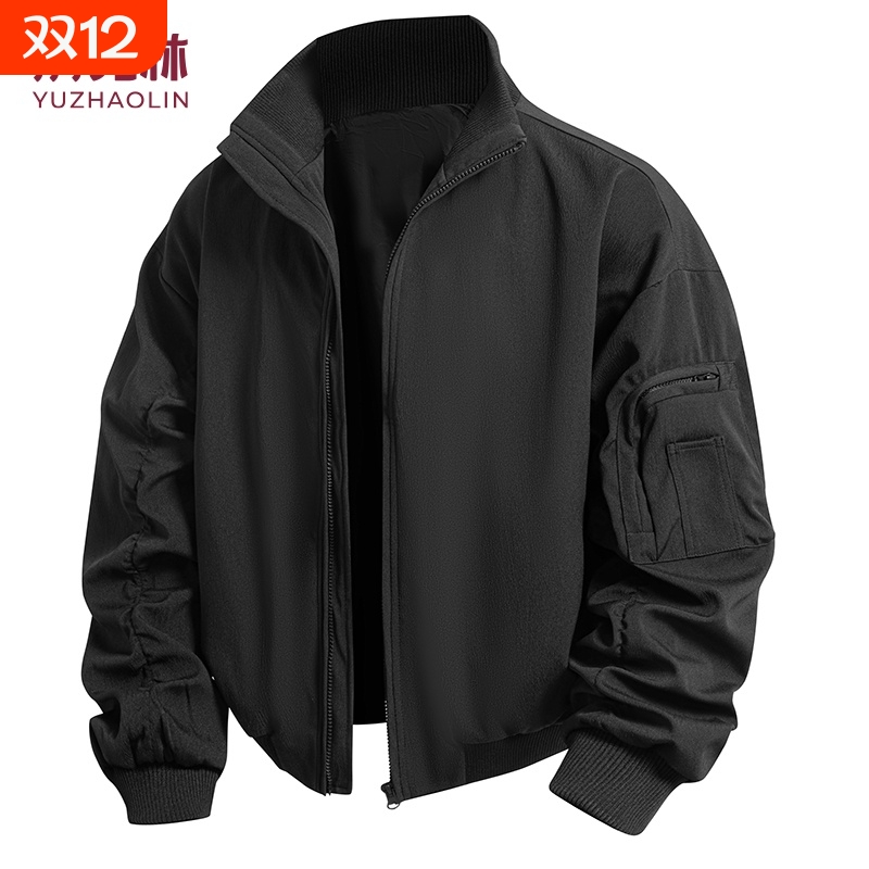 俞兆林棒球服男士立领