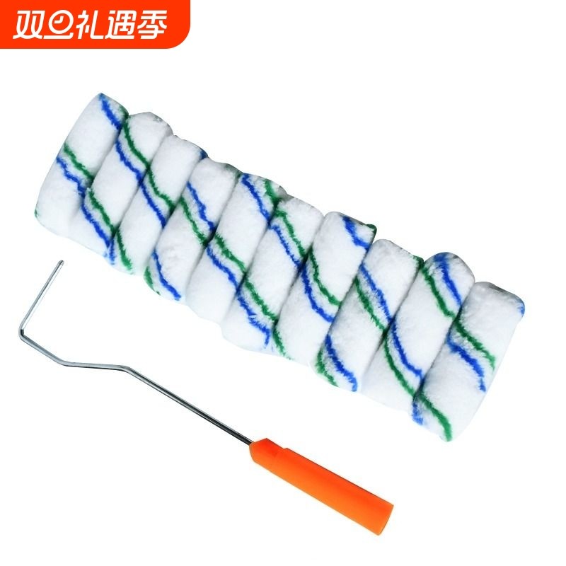 4寸不掉毛小滚筒刷子 迷你拇指滚筒刷头滚芯油漆乳胶漆涂料船用刷