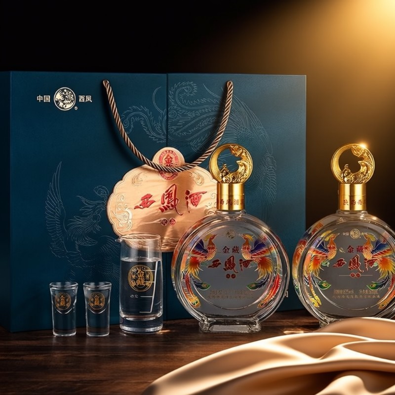 西凤酒52度金藏优品凤香型纯粮食白酒高档礼盒500ml*2瓶送礼正品,酒类,白酒/调香白酒,淘宝优惠券,粉丝福利购,淘宝优惠卷