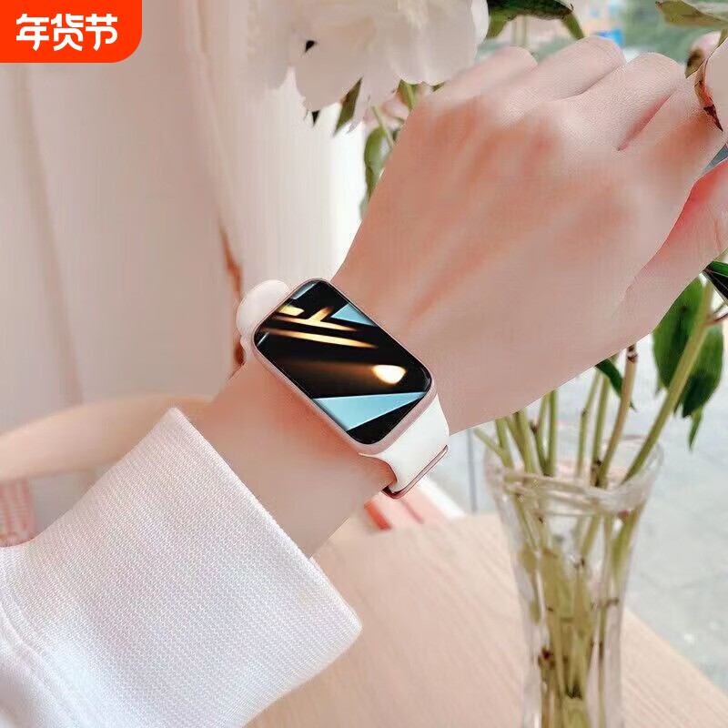 2026小香风智能手环女时尚离线付款多功能心率血氧跑步运动表通话