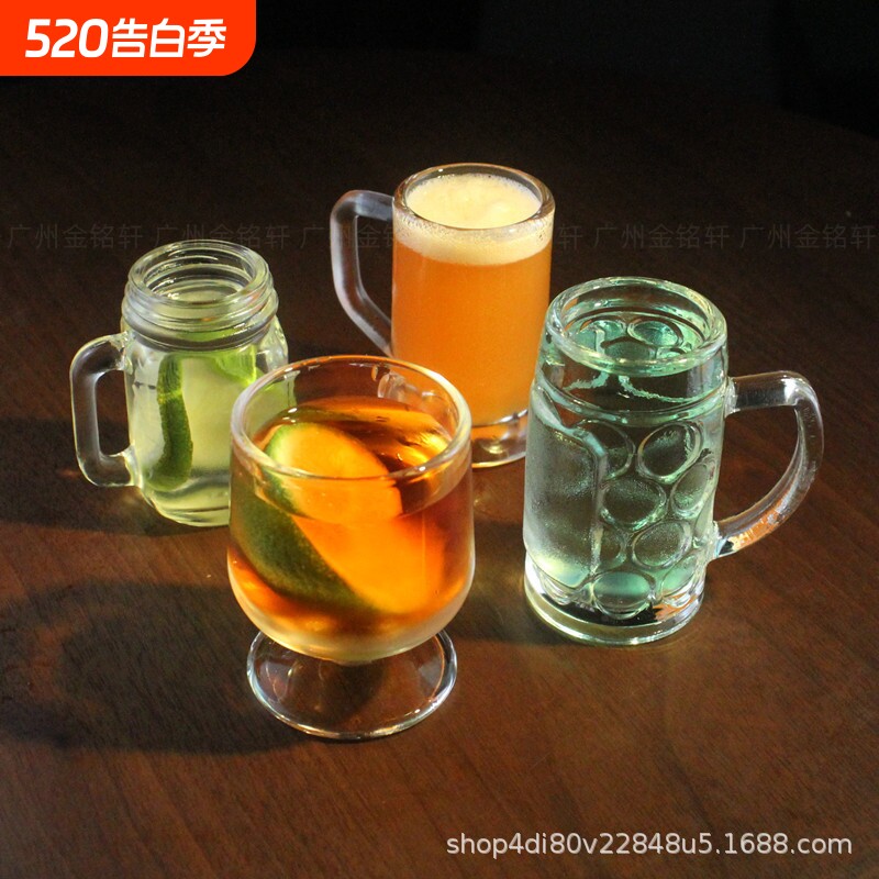 创意小杯子套装小把杯鸡尾酒杯精酿啤酒试饮杯个性烈酒杯子龙舌兰